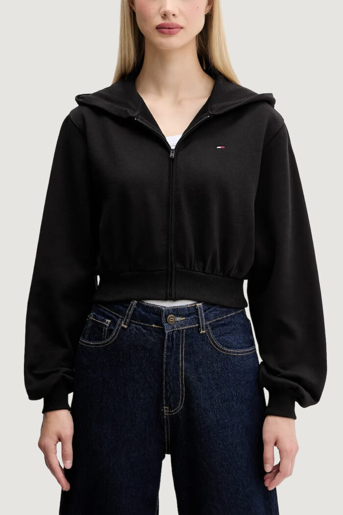 Felpa con cappuccio Tommy Hilfiger Jeans tjw rlx crp s-flag z Nero