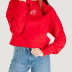Felpa con cappuccio Tommy Hilfiger Jeans tjw rlx crp heart ho Rosso - Foto 1