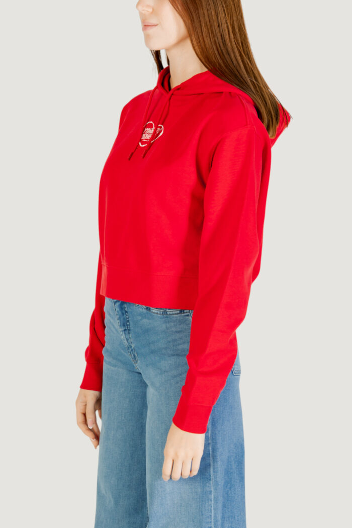 Felpa con cappuccio Tommy Hilfiger Jeans tjw rlx crp heart ho Rosso