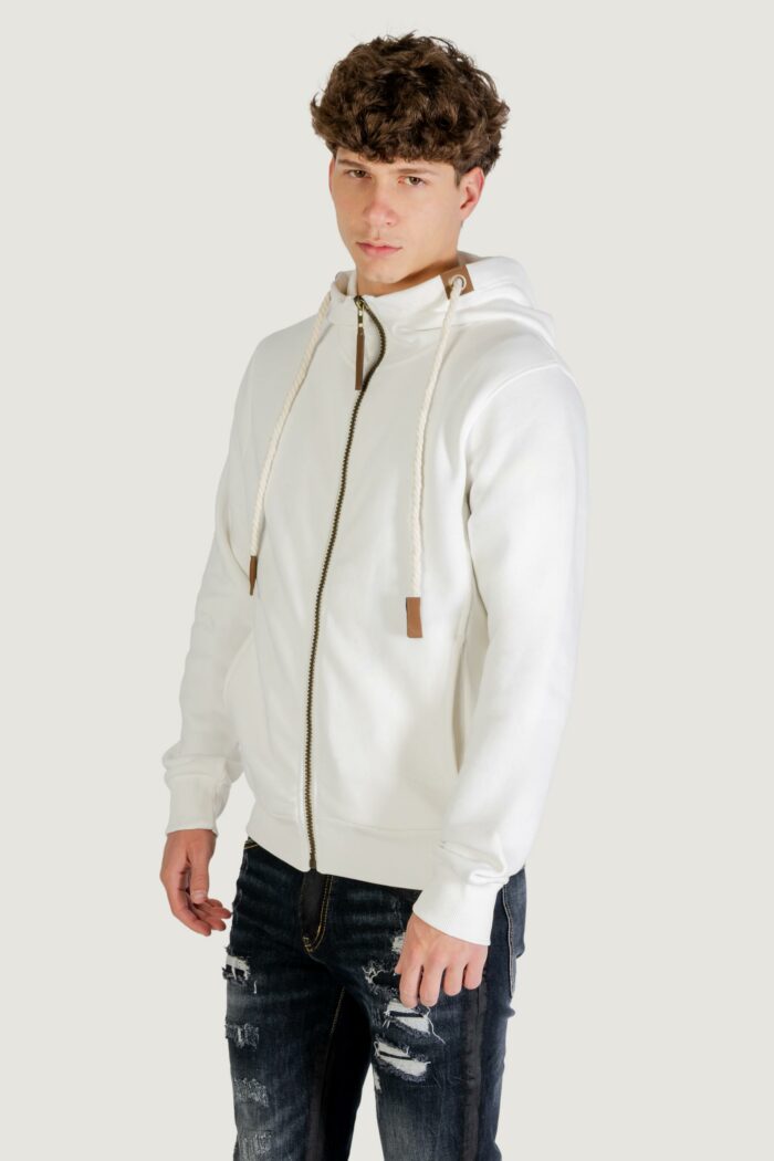 Felpa con cappuccio YOS  Bianco