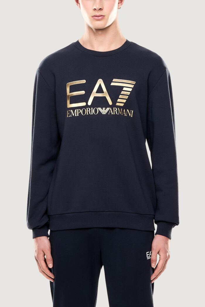 Felpa senza cappuccio EA7  Blu