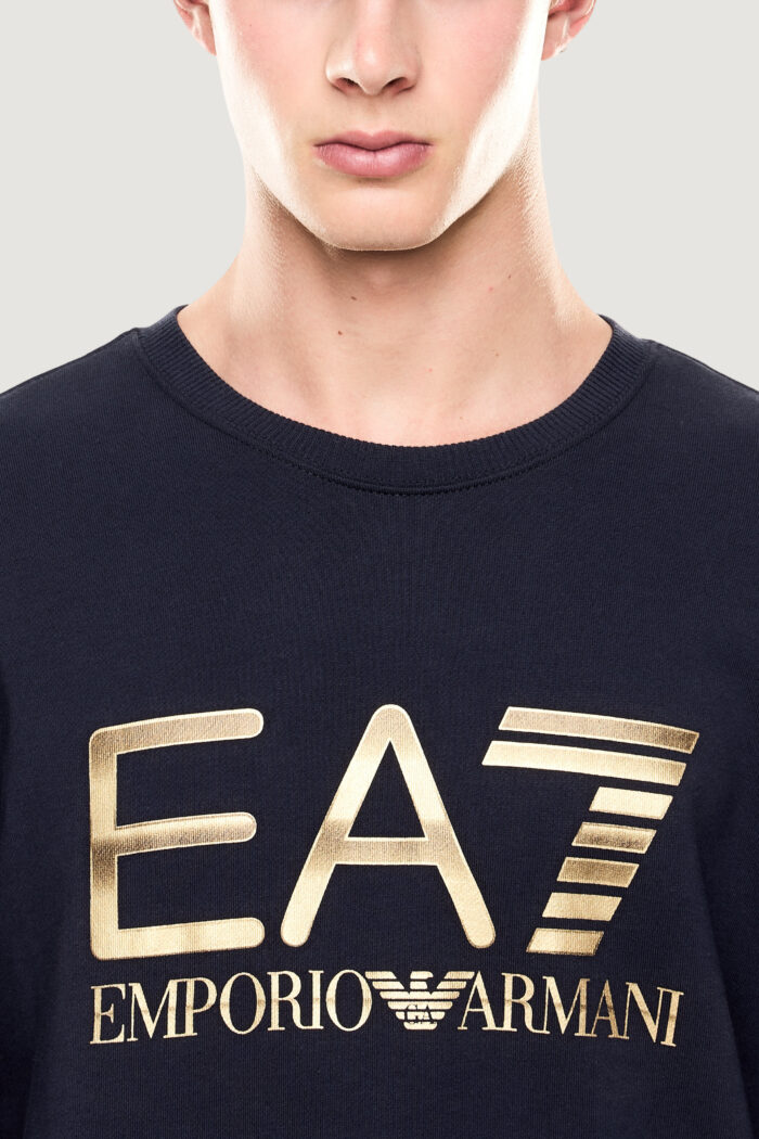 Felpa senza cappuccio EA7  Blu