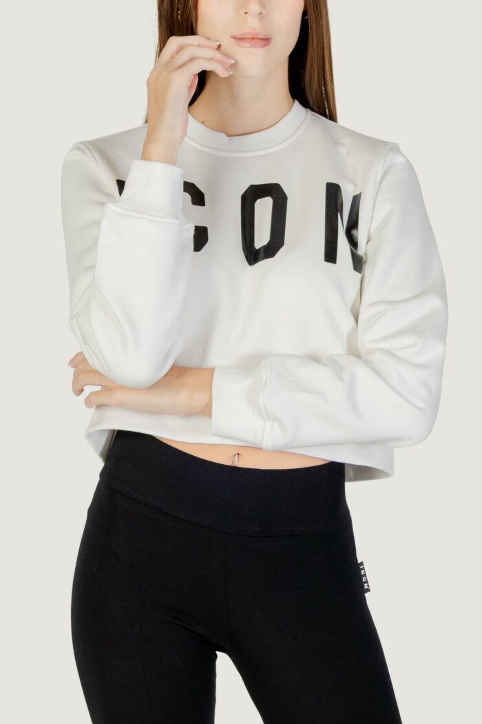 Felpa senza cappuccio Icon  Panna