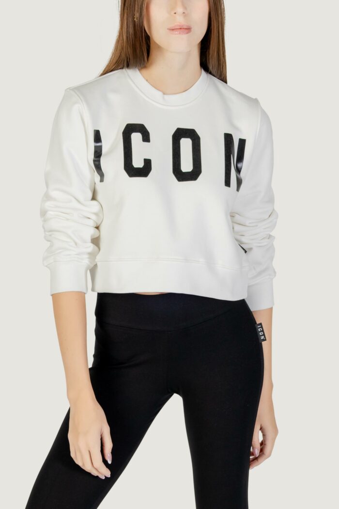 Felpa senza cappuccio Icon  Panna