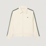 Felpa senza cappuccio LACOSTE Panna - Foto 1