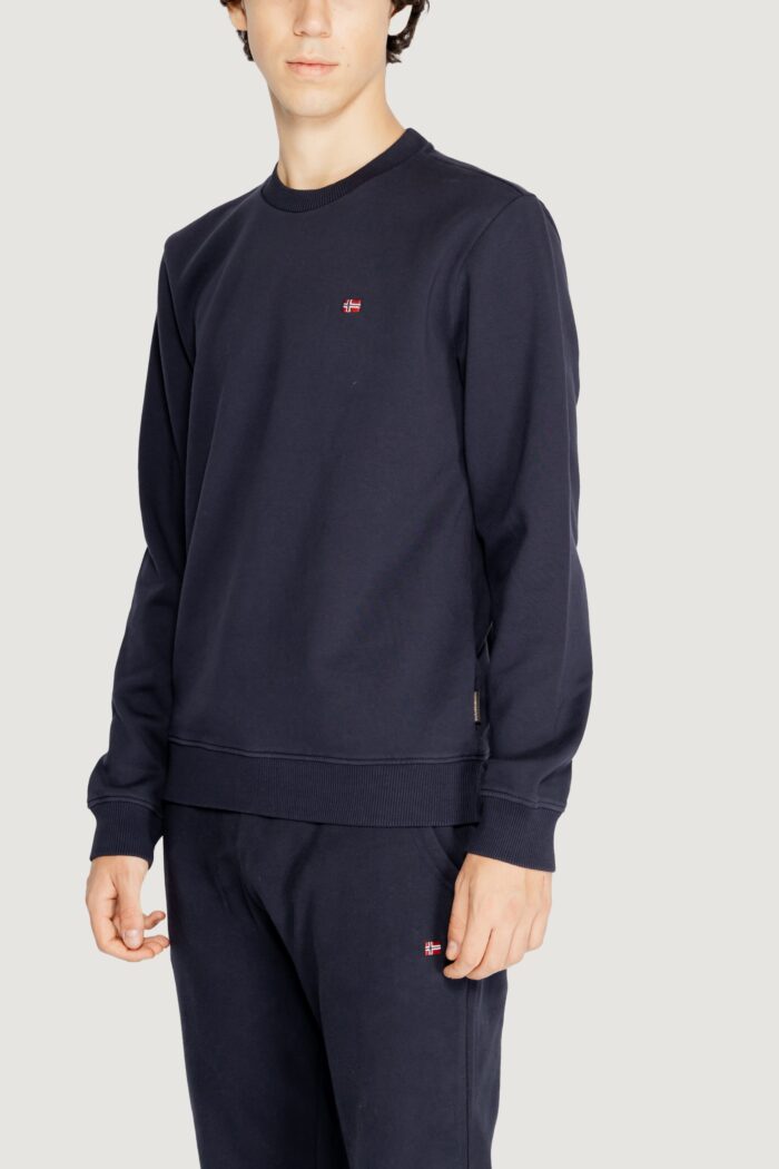 Felpa senza cappuccio Napapijri balis crew 1 Blu