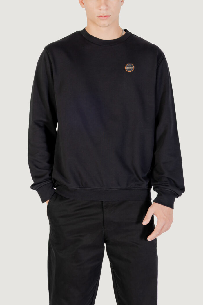 Felpa senza cappuccio Napapijri b-badge c 1 Nero