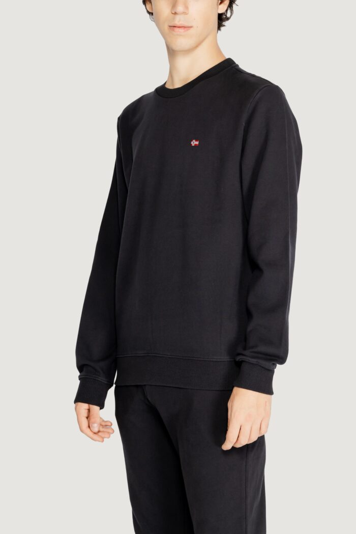 Felpa senza cappuccio Napapijri balis crew 1 Nero