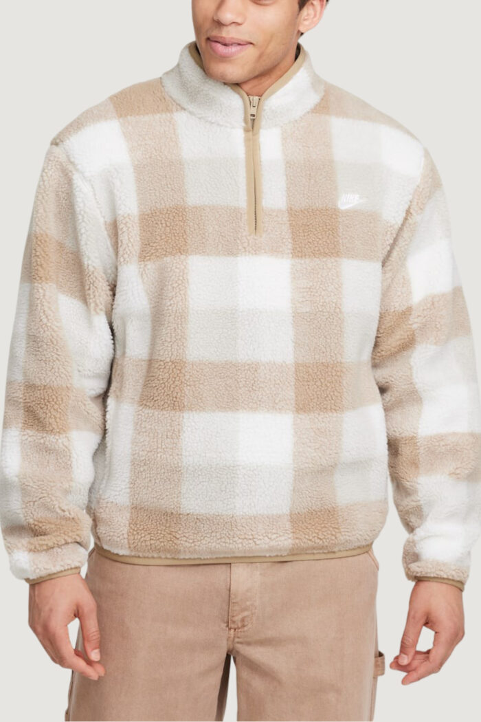 Felpa senza cappuccio Nike Marrone