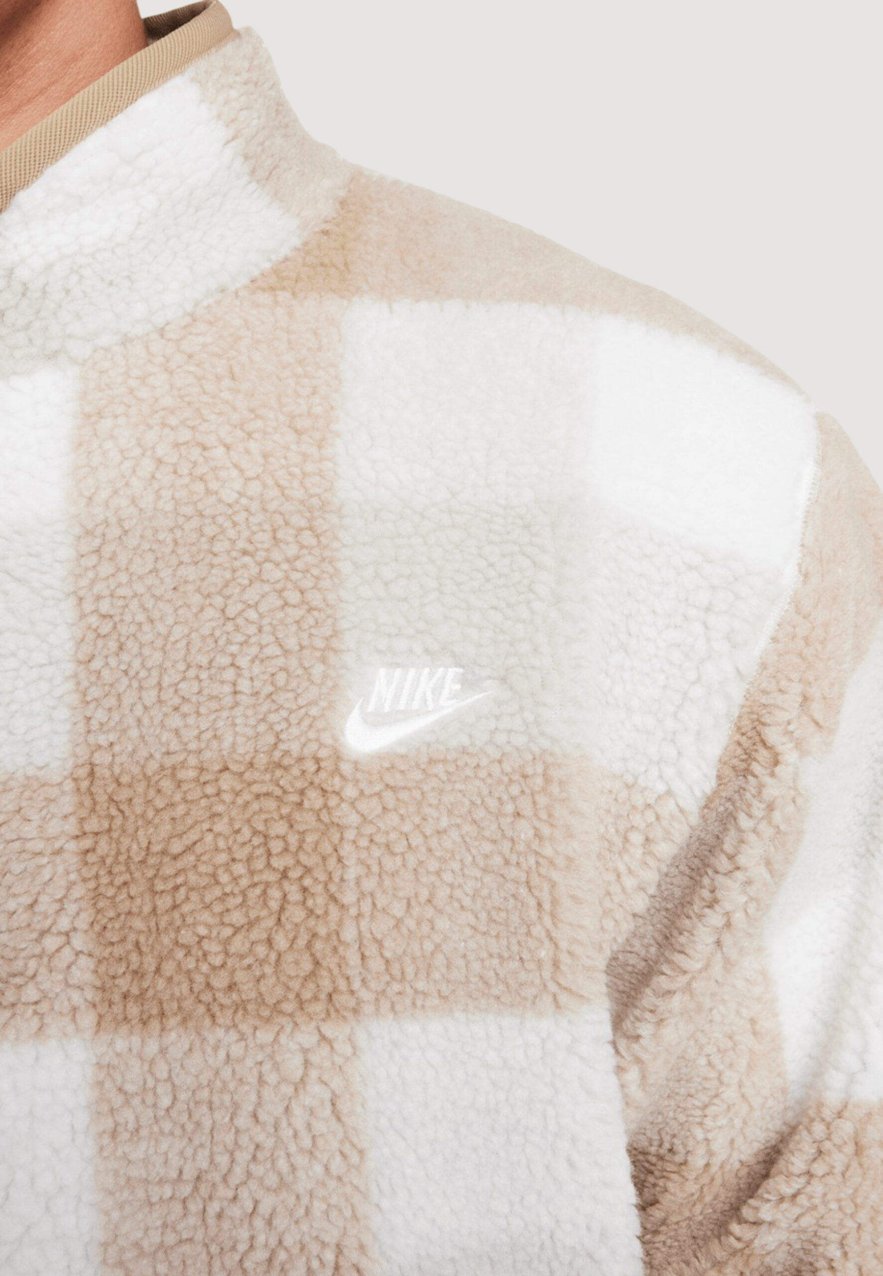 Felpa senza cappuccio Nike Marrone - Foto 4