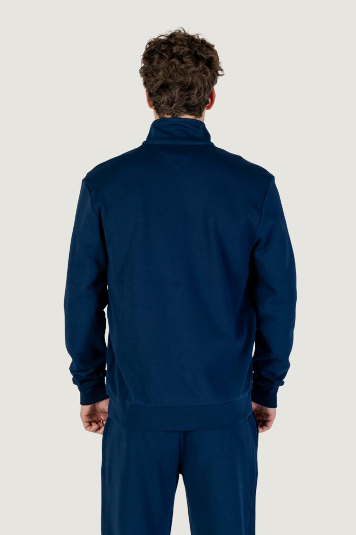 Felpa senza cappuccio Tommy Hilfiger diwali zip thru stan Blue scuro