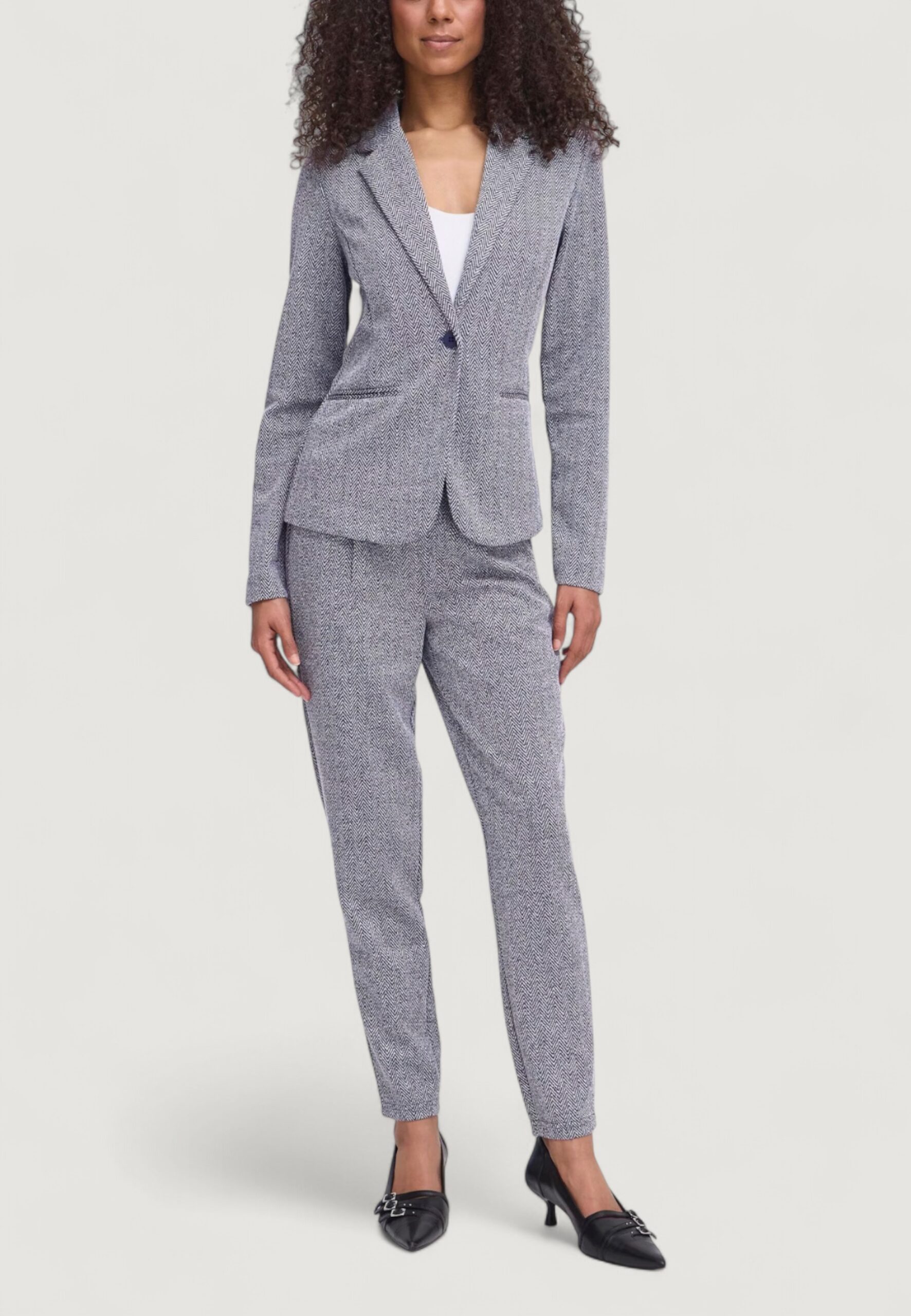 Giacca ICHI ihkate jacquard bl4 Blu - Foto 4