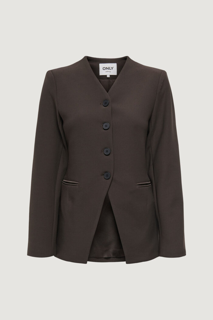 Giacca Only onllamina life l/s fit blazer tlr Marrone Scuro
