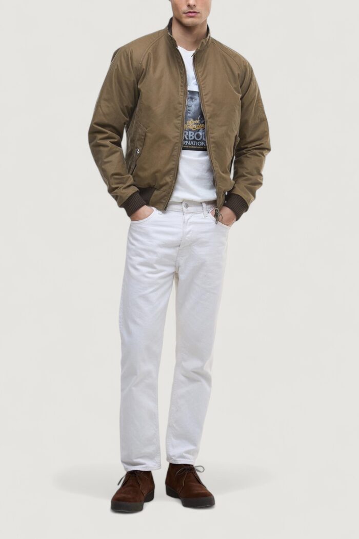 Giacchetto Barbour international merchant wax Terra – Fango