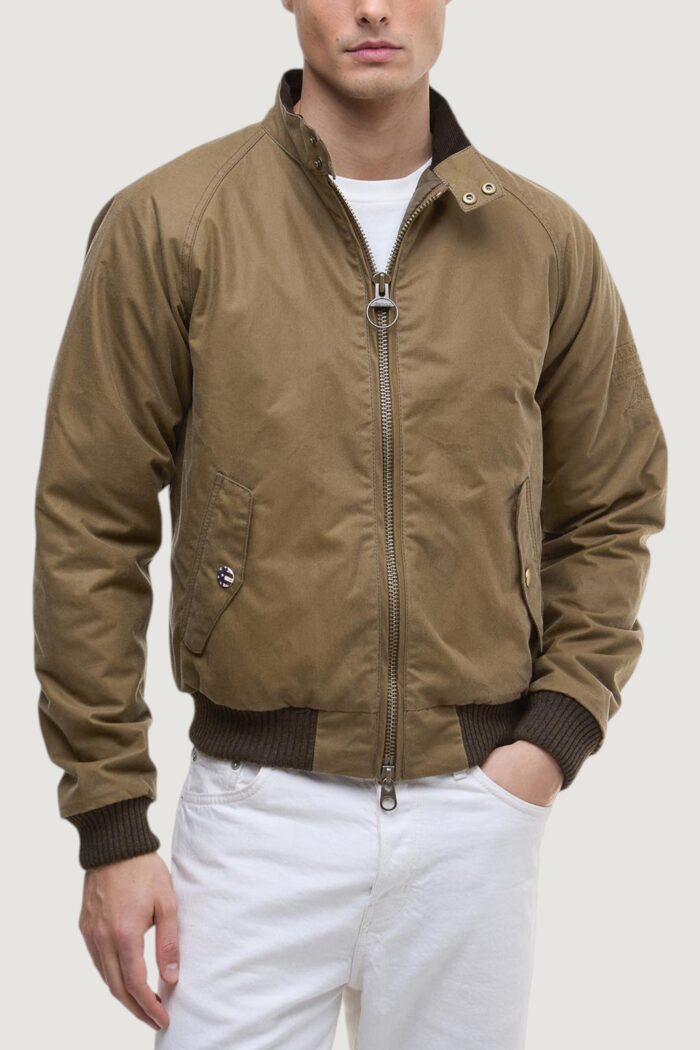 Giacchetto Barbour international merchant wax Terra – Fango