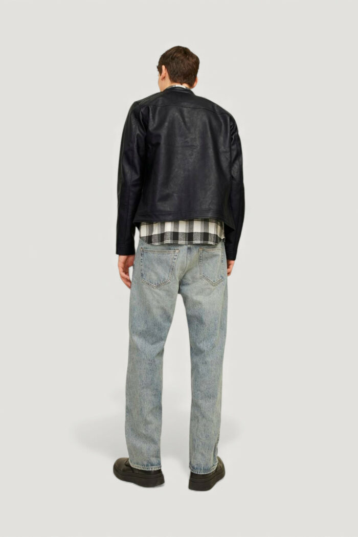Giacchetto Jack Jones jjedylan clean pu jacket noos Nero