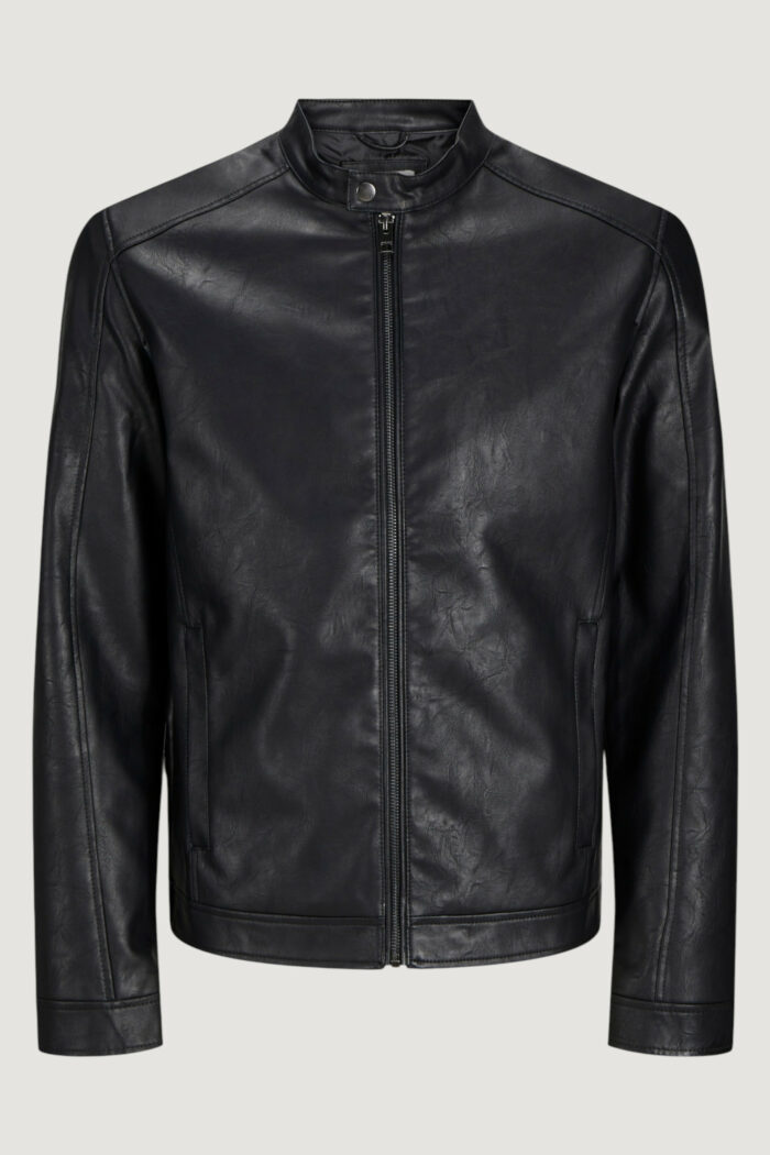 Giacchetto Jack Jones jjedylan clean pu jacket noos Nero
