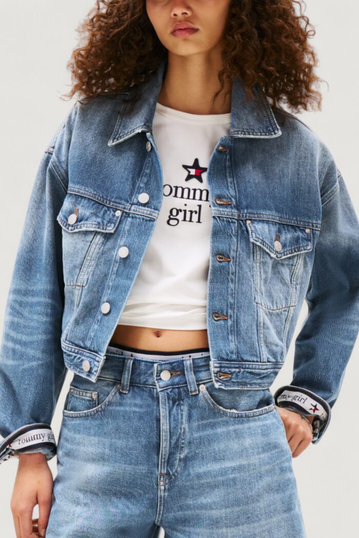 Giacchetto Tommy Hilfiger Jeans tommy girl ovsz crp Indigo
