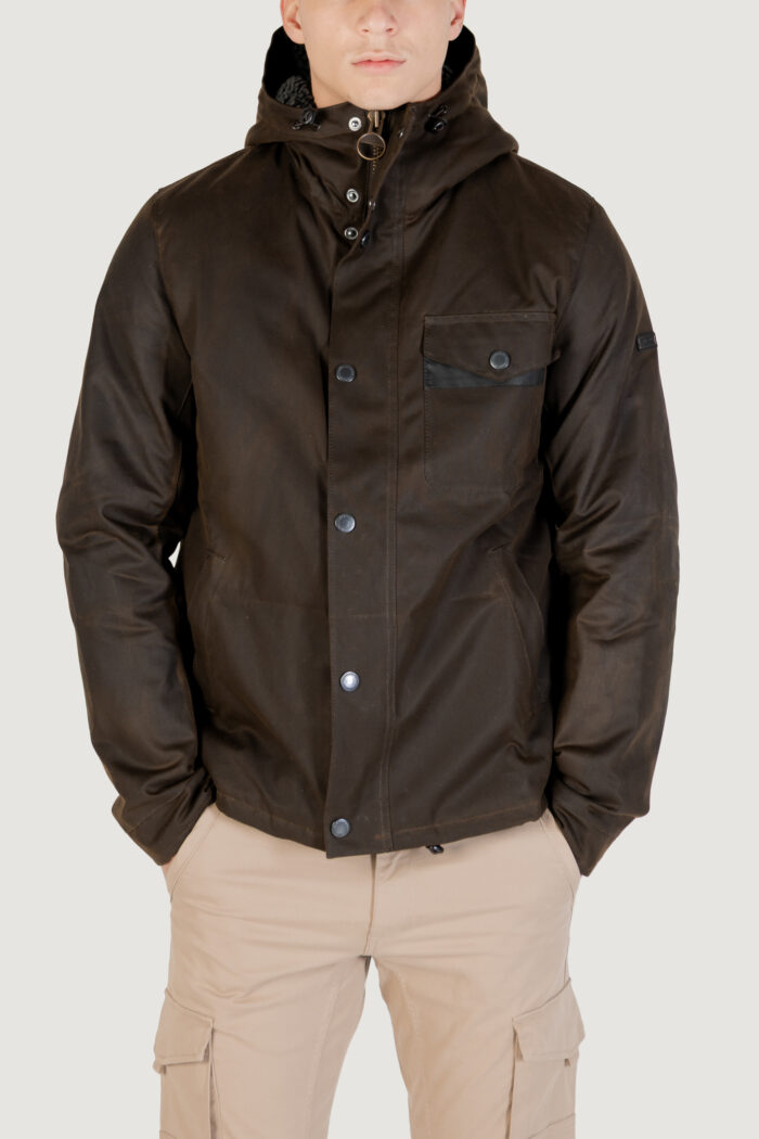 Giubbotto Barbour international kevlar wax jacket Verde Oliva