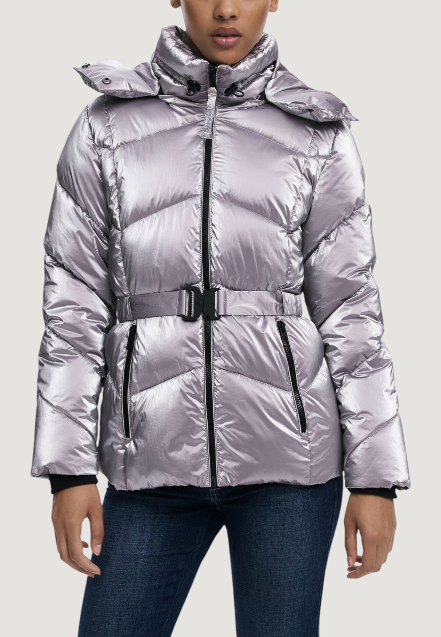 Giubbotto Desigual padded_metalic Rosa - Foto 1