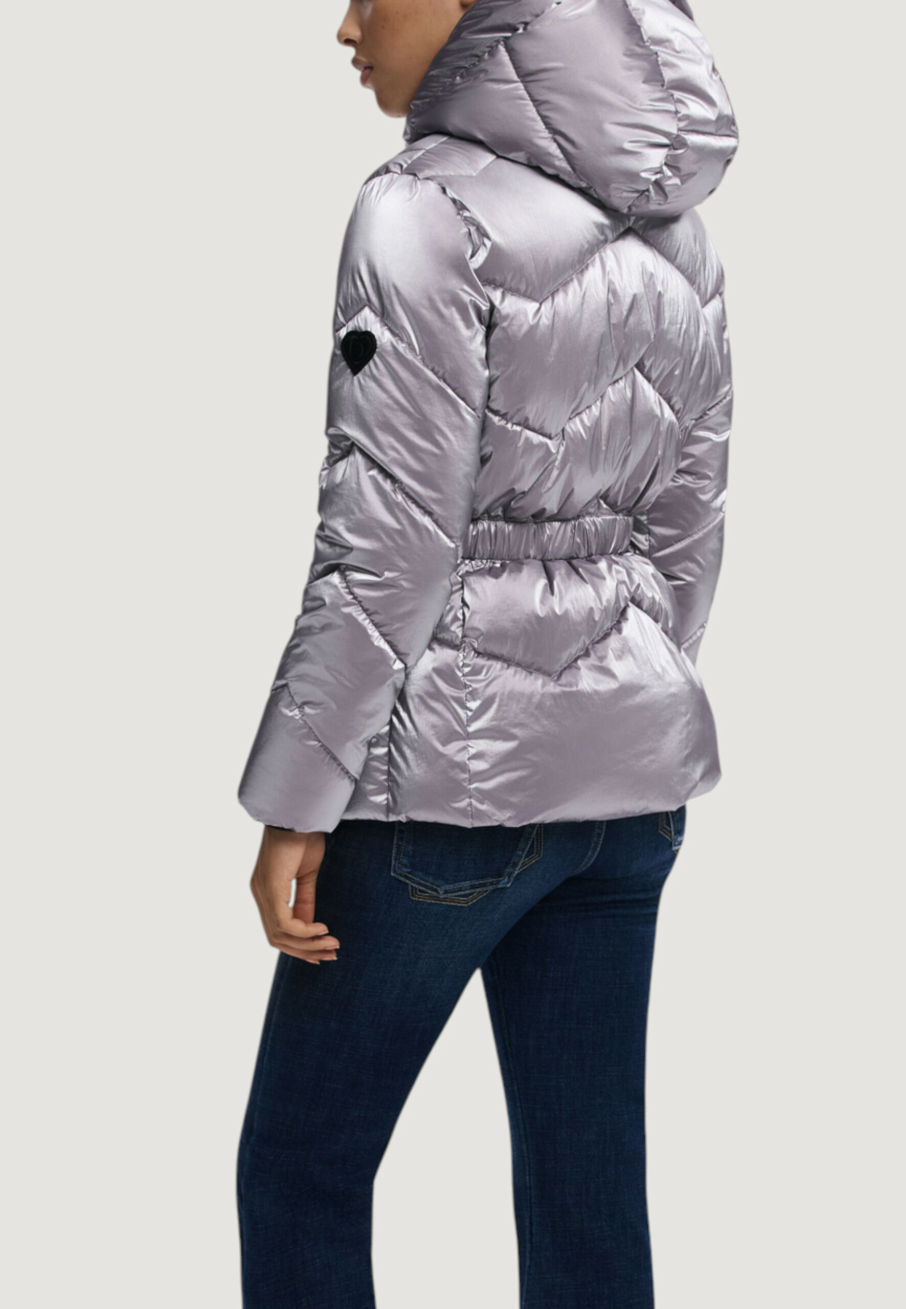 Giubbotto Desigual padded_metalic Rosa - Foto 3