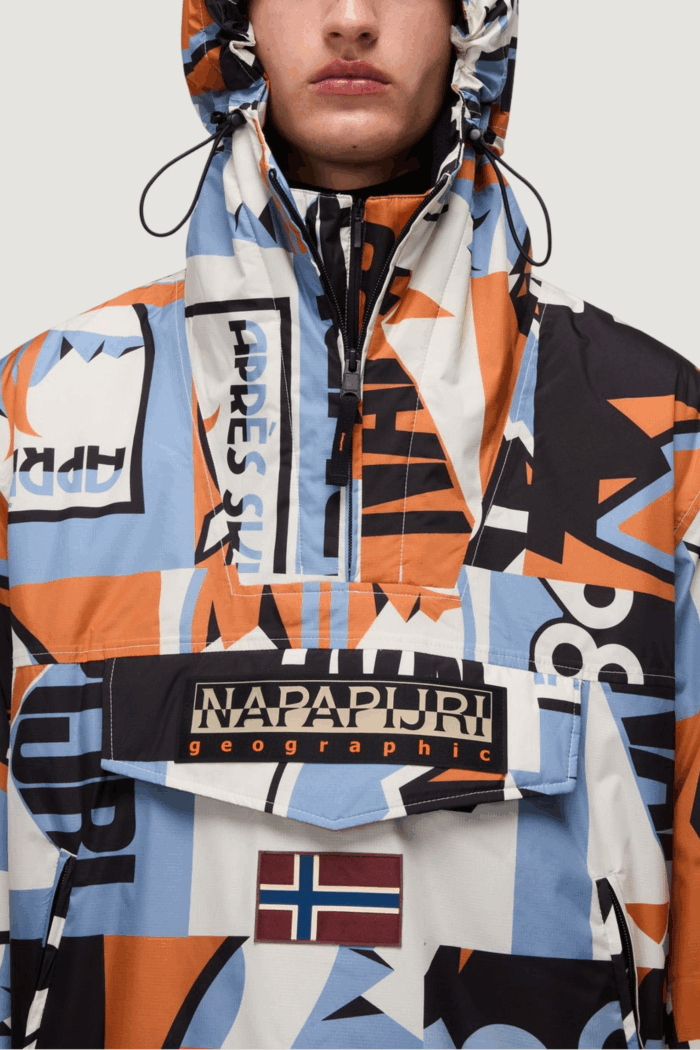 Giubbotto Napapijri rf next aop Arancione
