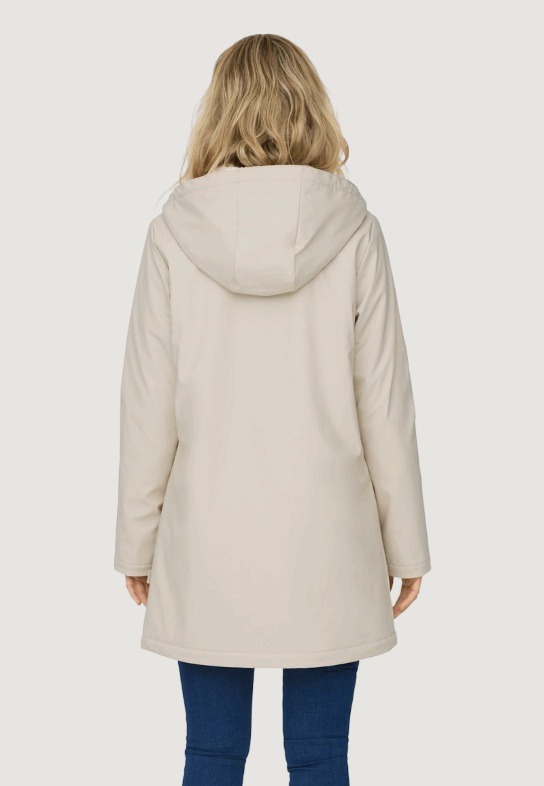 Giubbotto Only onlsally raincoat otw noos Beige chiaro - Foto 2