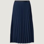 Gonna lunga Tommy Hilfiger fluid pleated pull o Blu - Foto 1