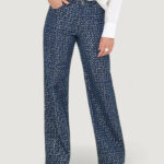 Jeans larghi Only onlevita shimmer pants otw Blue Denim Scuro - Foto 1