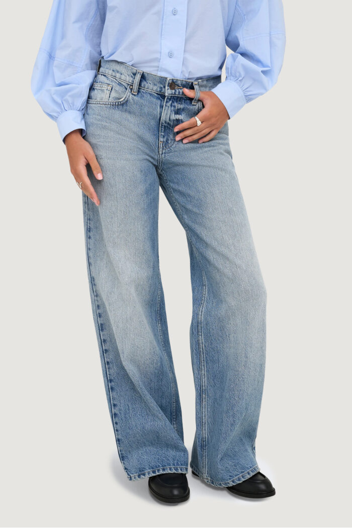 Jeans larghi Only onlhope low waist wide dnm tai Denim
