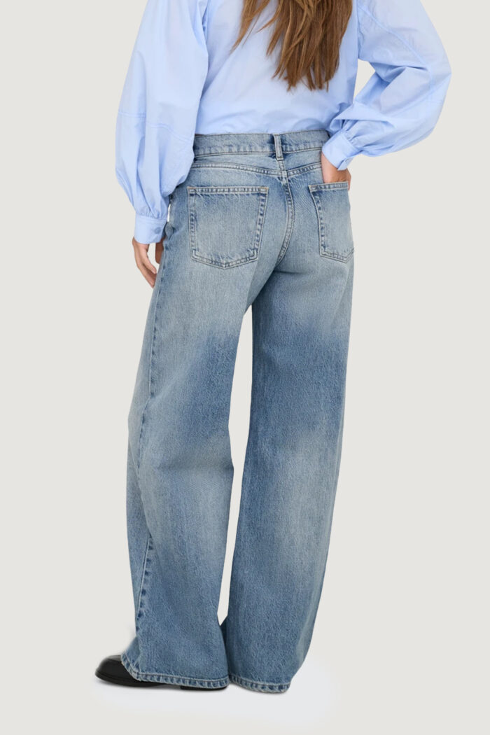 Jeans larghi Only onlhope low waist wide dnm tai Denim