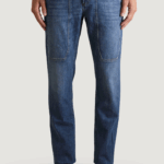 Jeans slim Jeckerson john 5 tasche toppa Denim chiaro - Foto 1