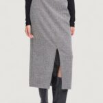 Longuette ICHI ihkate jacquard long sk Black-White - Foto 1