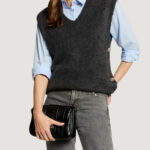 Maglia gilet Morgan De Toi Grigio - Foto 1