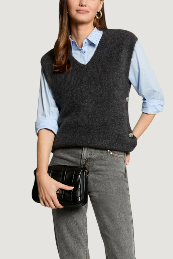Maglia gilet Morgan De Toi Grigio