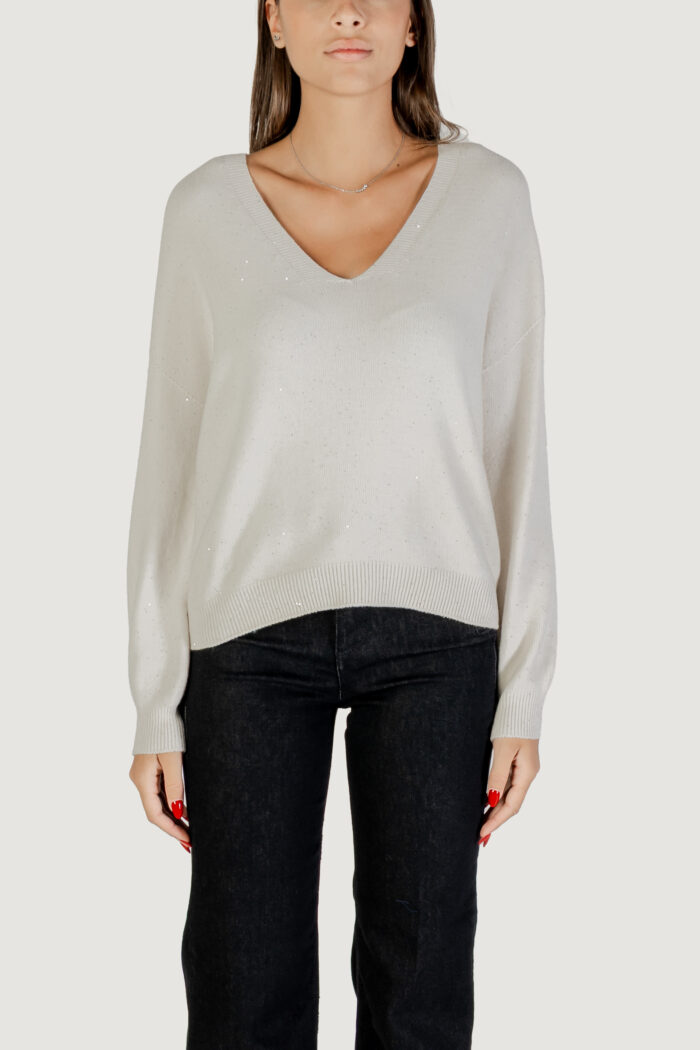 Maglia Liu-Jo maglia chiusa m/l Bianco