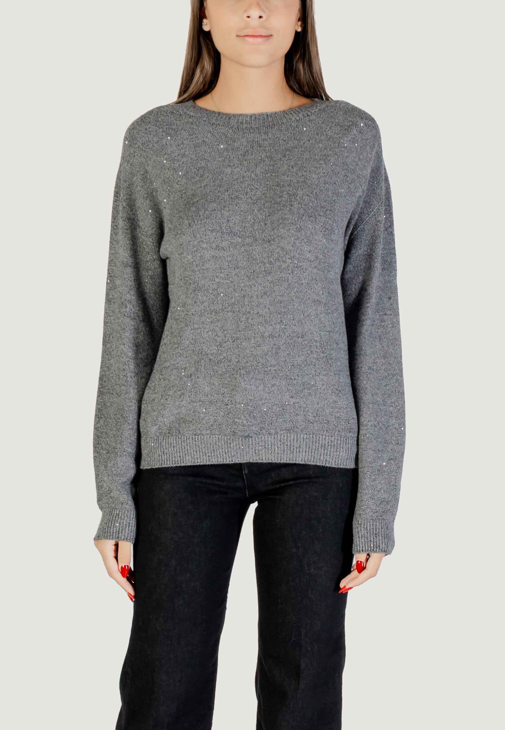 Maglia Liu-Jo maglia chiusa m/l Grigio - Foto 1