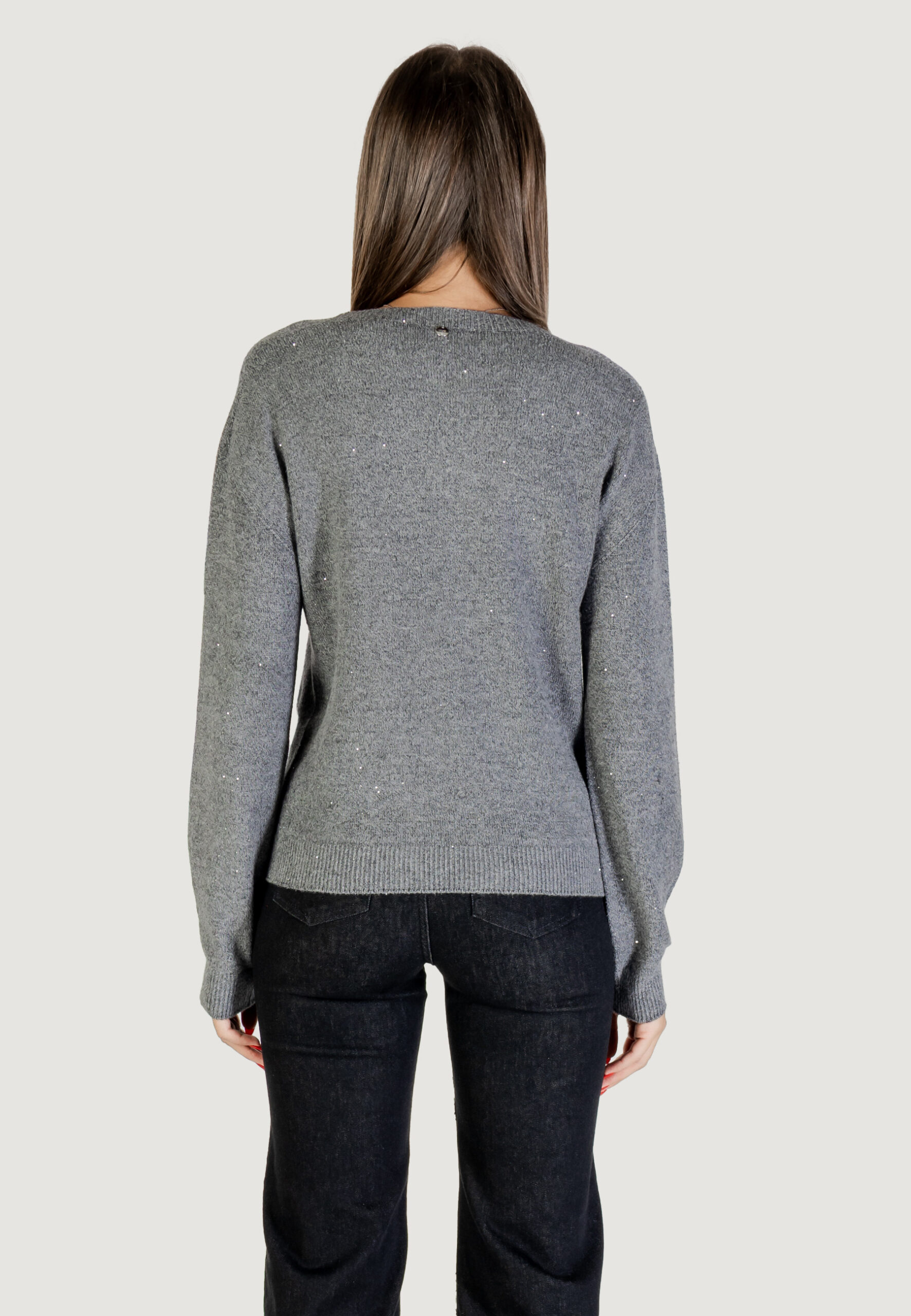 Maglia Liu-Jo maglia chiusa m/l Grigio - Foto 4