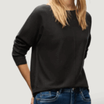 Maglia Street One ltd qr_basic dolman with detail Marrone Scuro - Foto 1