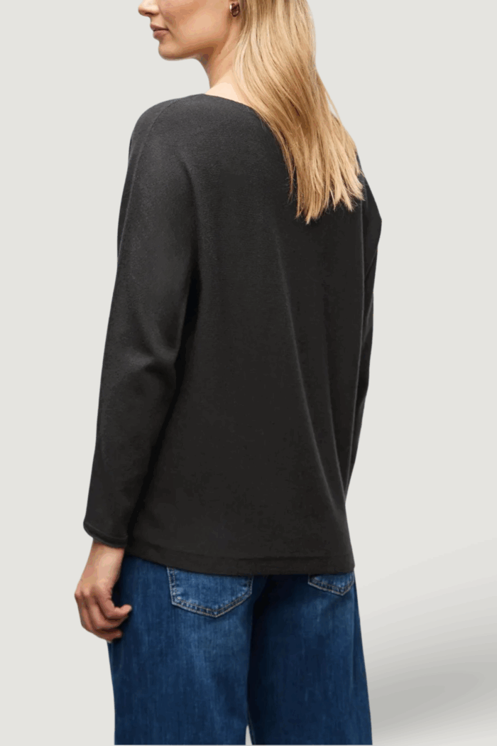 Maglia Street One ltd qr_basic dolman with detail Marrone Scuro