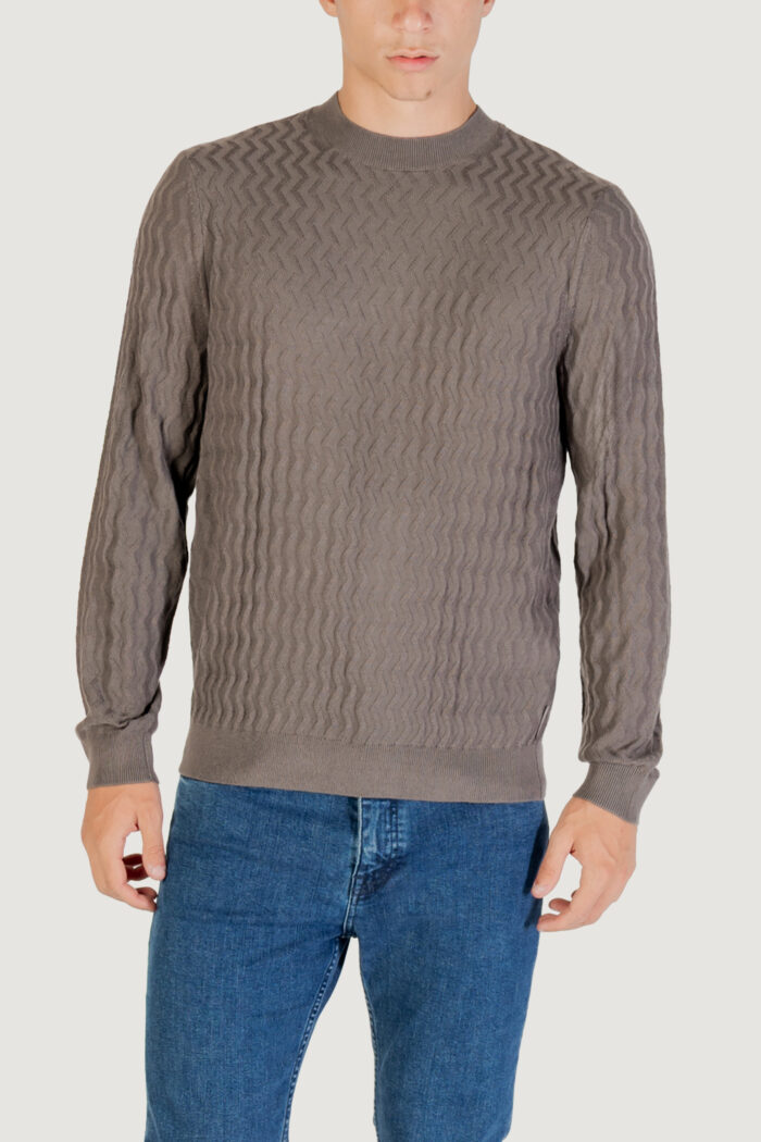 Maglione Armani Exchange pullover Terra – Fango