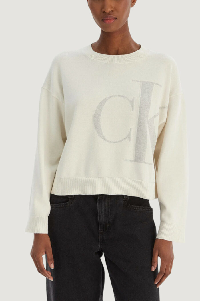 Maglione Calvin Klein Jeans  Latte