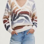 Maglione Desigual jers_wasilla Panna - Foto 1