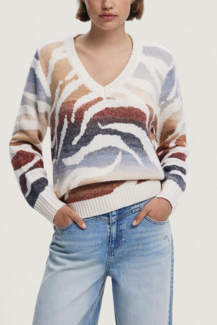 Maglione Desigual jers_wasilla Panna