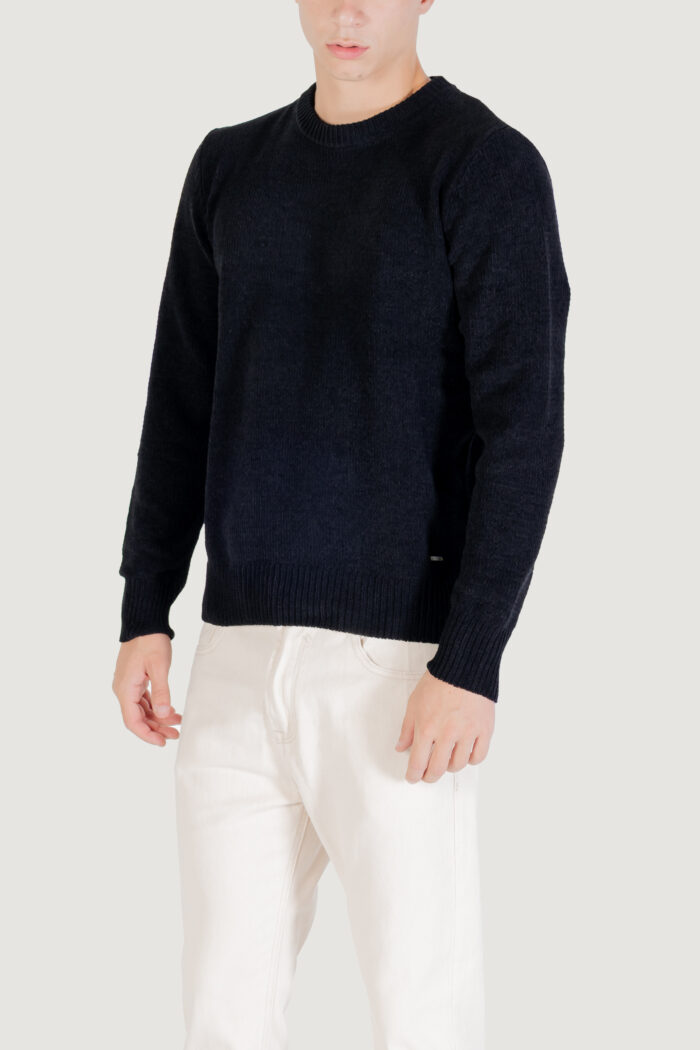 Maglione Gianni Lupo m. girocollo Nero