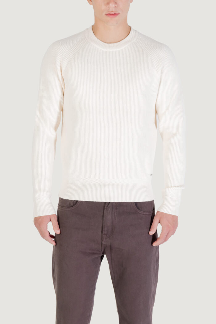 Maglione Gianni Lupo m. girocollo Panna