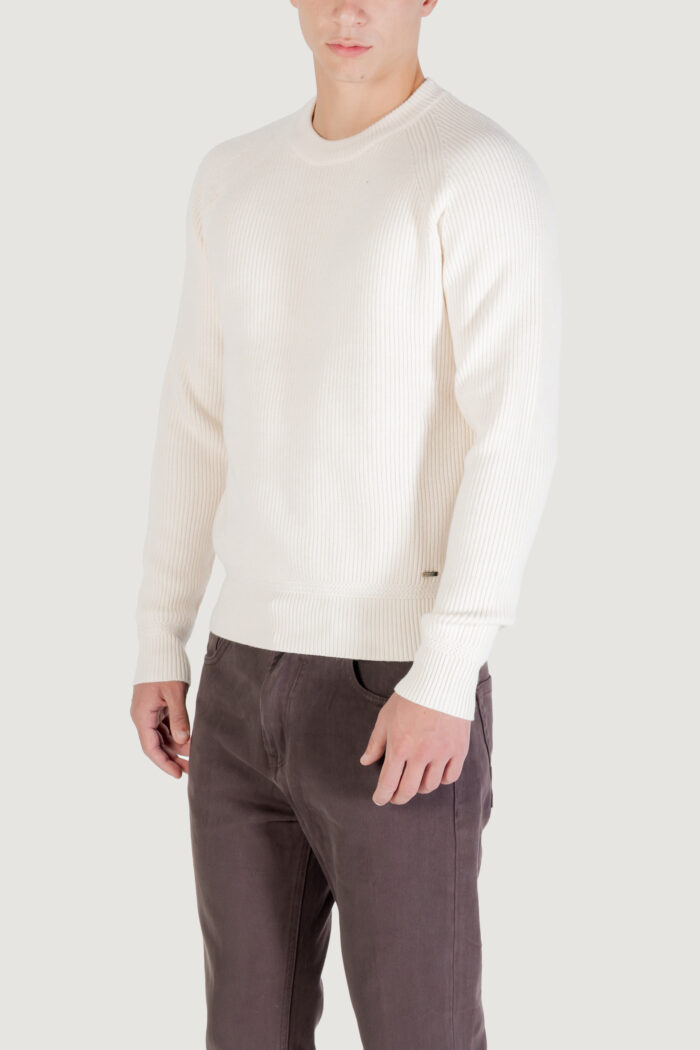 Maglione Gianni Lupo m. girocollo Panna