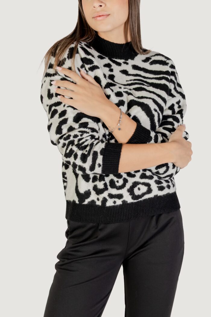 Maglione Morgan De Toi  Bianco – Nero