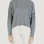 Maglione Only onljeanett life ls cable o-neck cc knt Grigio - Foto 1