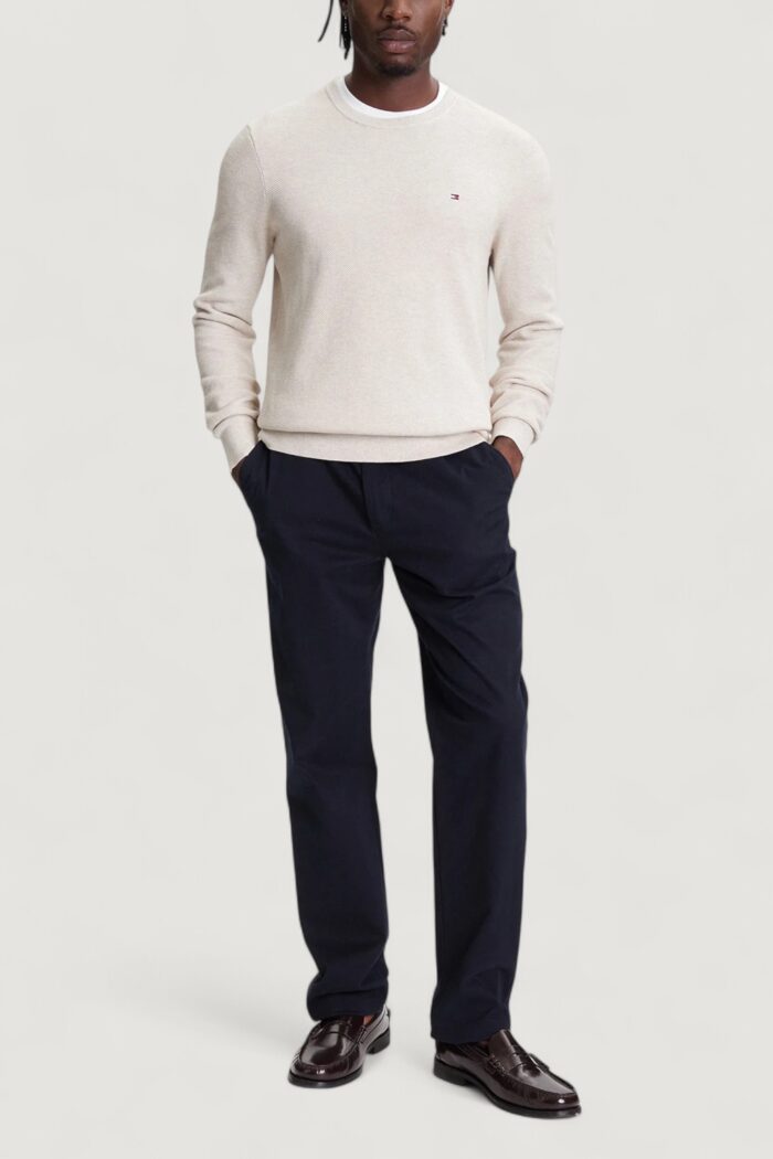 Maglione Tommy Hilfiger essential structure Beige chiaro